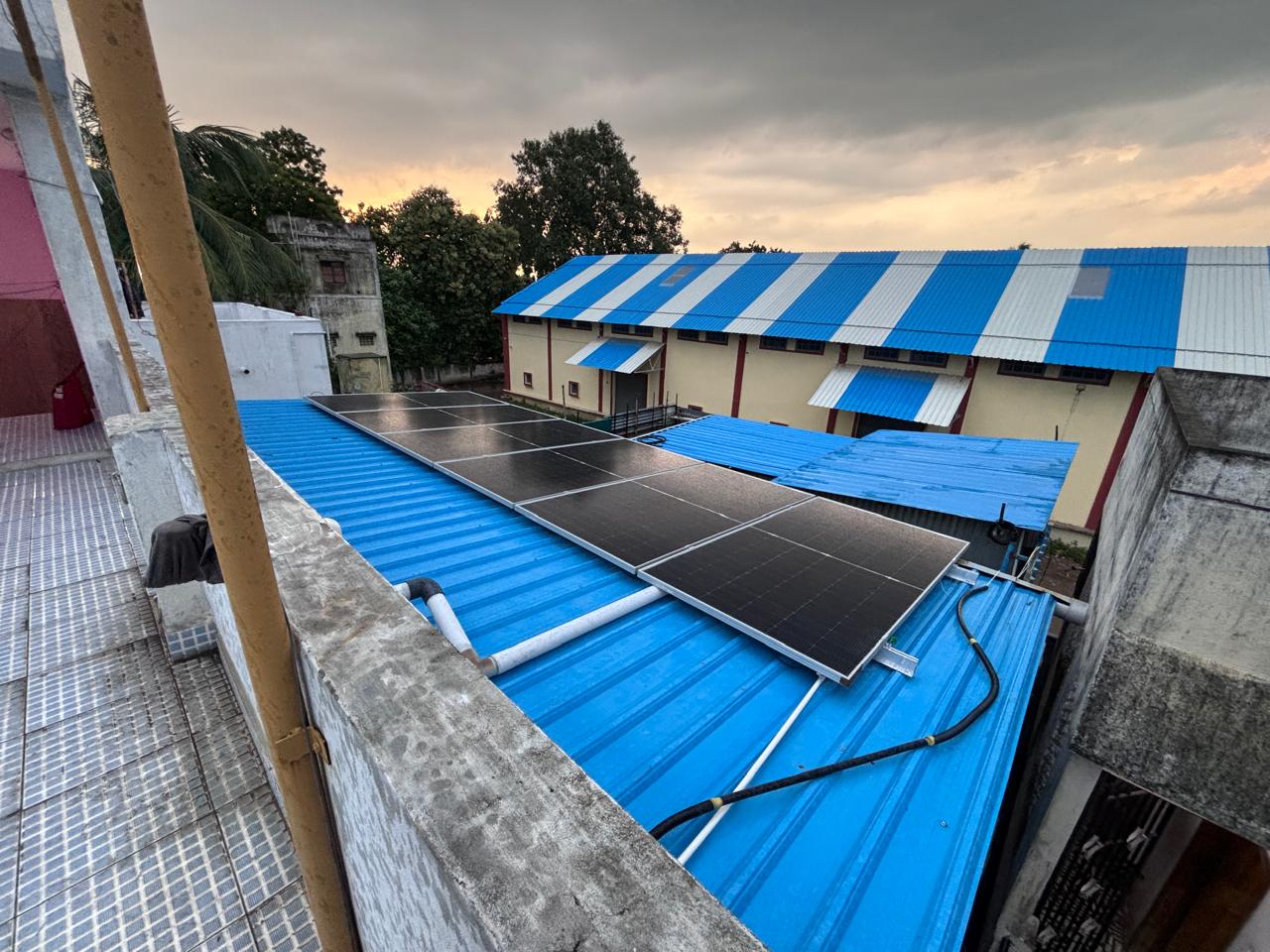 Solar panel installation in Pondicherry